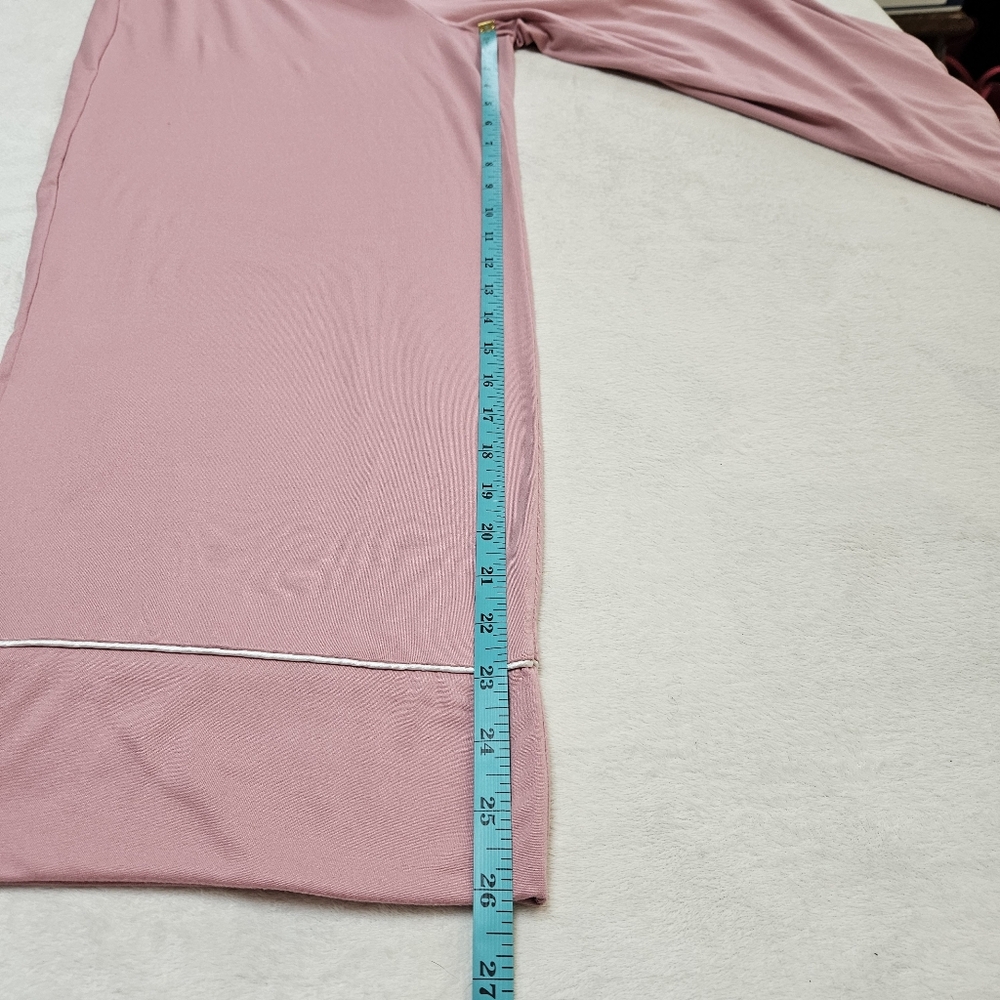 Nine West Lounge Pants Cropped Pastel Pink Women Size Medium - Picture 5 of 9